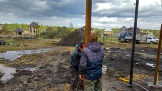 Заказать монтаж винтовых свай в Кизилюрт - цена под ключ с доставкой от 1901 шт