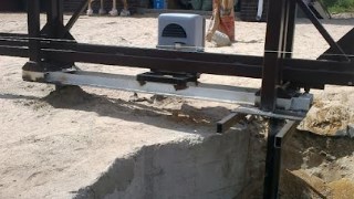 Купить сваи для ворот в Кизилюрт. Заказать ворота на сваях под ключ от 22179 руб